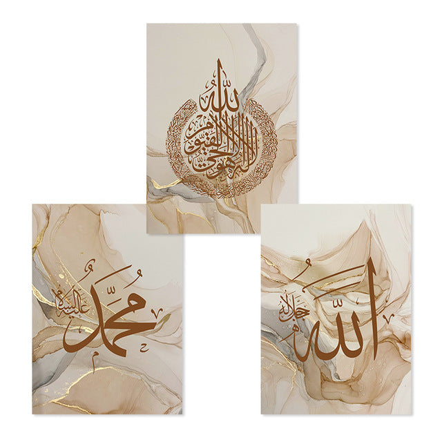 Auratique Gold Marble Abstract Canvas – Premium Fluid Art Wall Print for Living Room & Home Decor