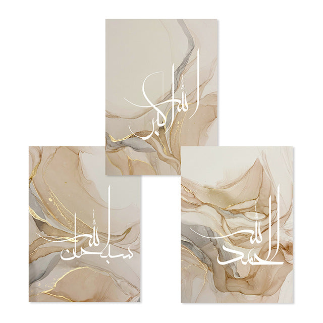 Auratique Gold Marble Abstract Canvas – Premium Fluid Art Wall Print for Living Room & Home Decor