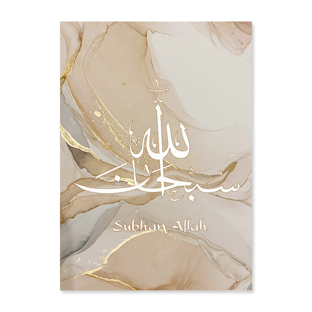 Auratique Gold Marble Abstract Canvas – Premium Fluid Art Wall Print for Living Room & Home Decor