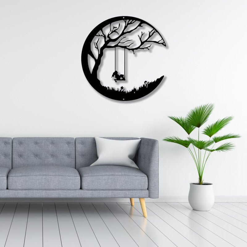 Auratique Iron Wall Hanging Decorative Art – Modern Multi - Style Metal Wall Decor for Living Room, Study & Home - Auratique